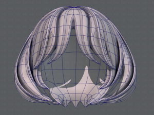 3d hair style for girl v69 3D 模型