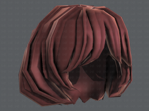 3d hair style for girl v69 3D 模型