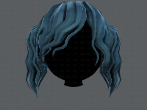 3d hair style for girl v70 3D Model