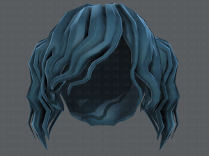 3d hair style for girl v70 Modelo 3D