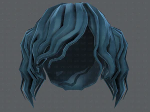 3d hair style for girl v70 3D Model