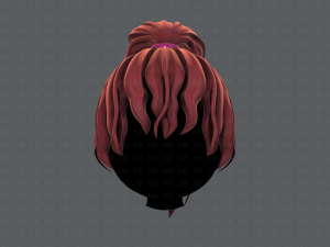3d hair style for girl v71 3D Model