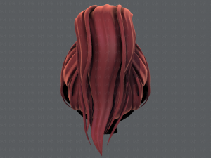 3d hair style for girl v71 3D Model