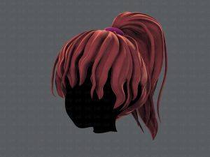 3d hair style for girl v71 3D Model