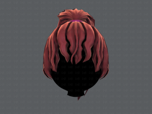 3d hair style for girl v71 3D Model