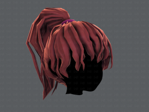 3d hair style for girl v71 3D Model
