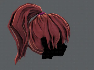 3d hair style for girl v71 3D Model