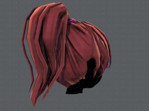 3d hair style for girl v71 3D Model