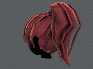 3d hair style for girl v71 3D Model