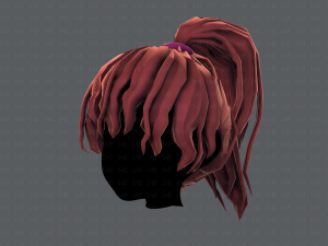 3d hair style for girl v71 3D Model