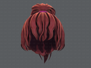 3d hair style for girl v71 3D Model