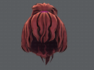 3d hair style for girl v71 3D Model