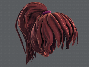 3d hair style for girl v71 3D Model