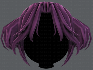 3d hair style for girl v72 3D 모델