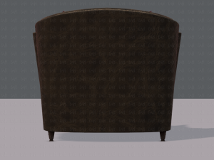 armchair low and hi 3D Model