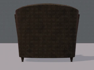 armchair low and hi 3D Model