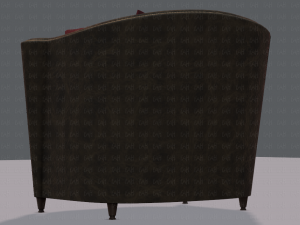 armchair low and hi 3D Model