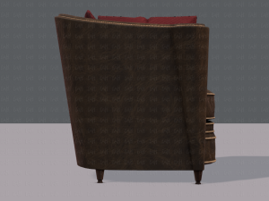 armchair low and hi 3D Model