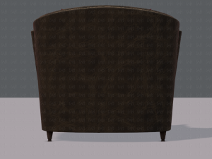 armchair low and hi 3D Model
