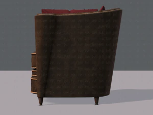 armchair low and hi 3D Model