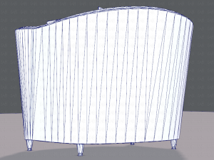 armchair low and hi 3D Model