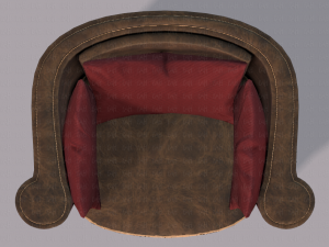 armchair low and hi 3D Model