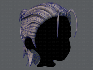 3d hair style for boy v61 3D 模型