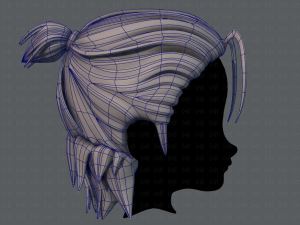 3d hair style for boy v61 3D 模型