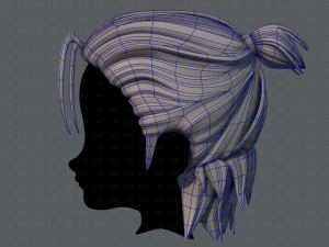 3d hair style for boy v61 3D 模型
