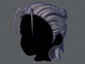 3d hair style for boy v61 3D 模型