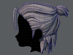 3d hair style for boy v61 3D 模型