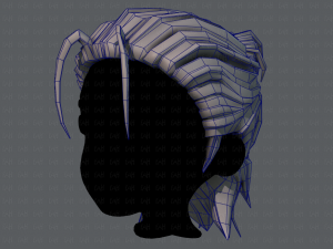 3d hair style for boy v61 3D 模型