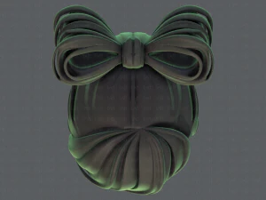 3d hair style for girl v74 3D Model