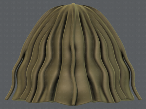 3d hair style for girl v75 Modello 3D