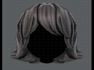 3d hair style for girl v76 Model 3D