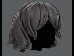 3d hair style for girl v76 3D Model