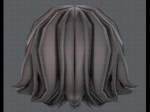 3d hair style for girl v76 Model 3D