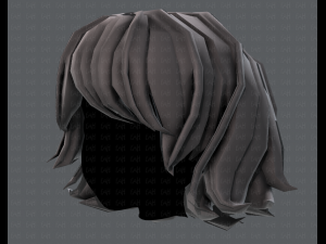 3d hair style for girl v76 Model 3D