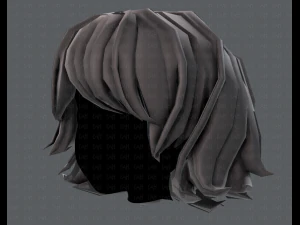 3d hair style for girl v76 3D Model