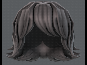 3d hair style for girl v76 Model 3D