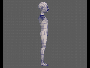 base mesh old man character v08 3D Model