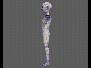 base mesh old man character v08 3D Model