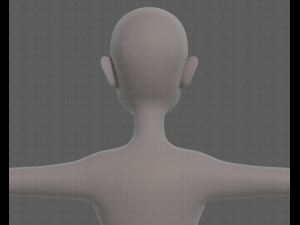 base mesh old man character v08 3D Model
