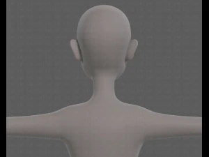 base mesh old man character v08 3D Model