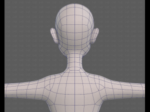 base mesh old man character v08 3D Model
