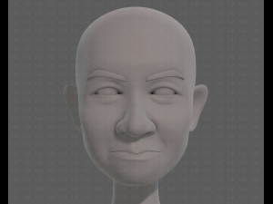 base mesh old man character v08 3D Model