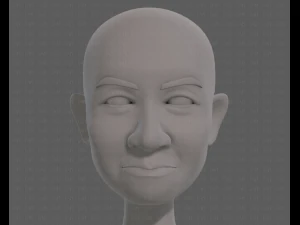 base mesh old man character v08 3D Model