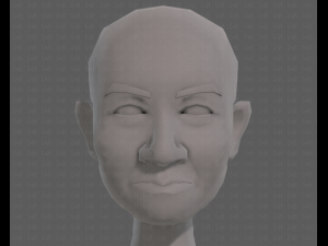 base mesh old man character v08 3D Model