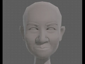base mesh old man character v08 3D Model