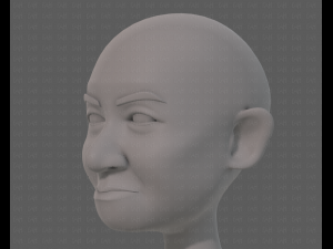base mesh old man character v08 3D Model